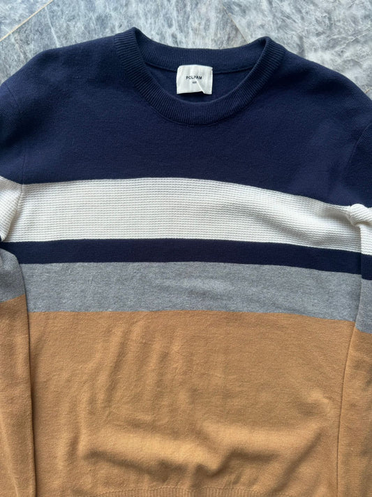 Polham Knitted Crew Neck Sweater